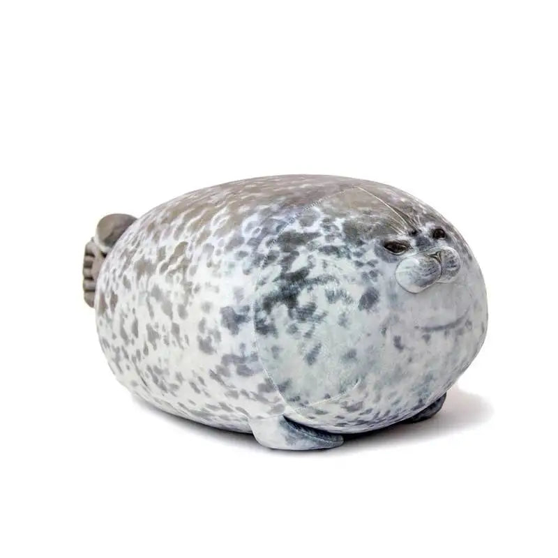 Chubby Seal Plush Throw Pillow – Novelty Stuffed Animal for Kids